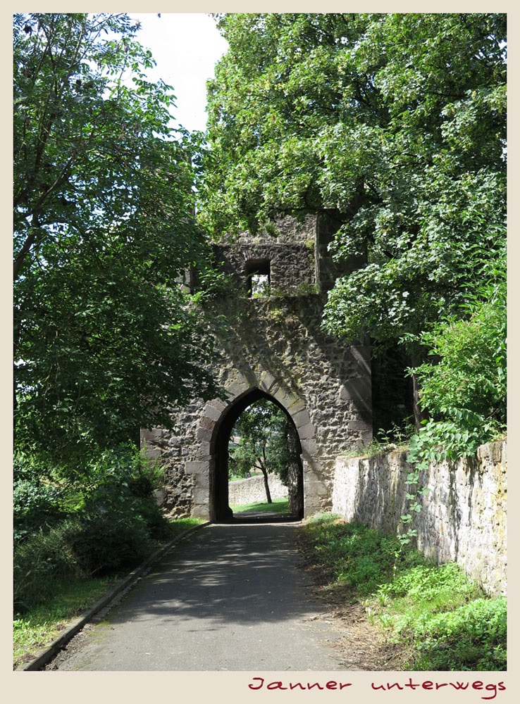 das Tor zur Burg